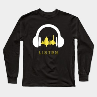 Ear Candy Couture: Listen with Panache Long Sleeve T-Shirt